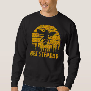 Herren Biene Vintage Imker Halten Biene Stiefvater Sweatshirt
