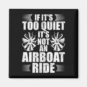 Herren Bootfahrer Airbooting Airboot Kapitän Boot Magnet