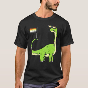 Herren Brontosaurus Dinosaurier Dino Lgbtq Schwule T-Shirt