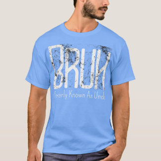 Herren Bruh Früher bekannt als Onkel Meme Lustiger T-Shirt