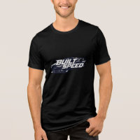 Herren-Built-for-Speed-Schwarzes-Rennsport-Auto-T-