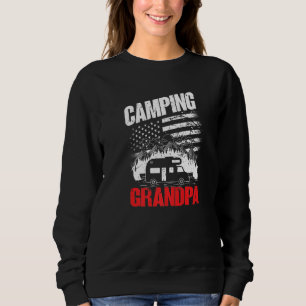 Herren Camping Opa Camper Wohnwagen Camping 5 Sweatshirt
