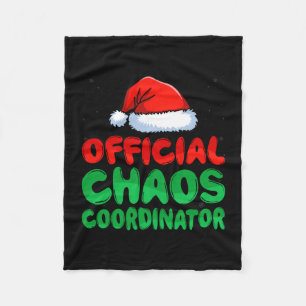 Herren Chaos Koordinator Santa Hut Weihnachten Url Fleecedecke
