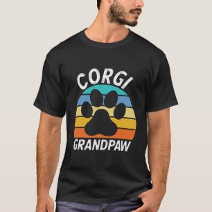 Herren Corgi Opa-Shirt Lustiges Welsh Pembroke T-Shirt