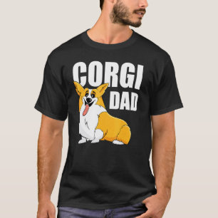 Herren Corgi Vater Pembroke Welsh Corgi Grafik T-Shirt