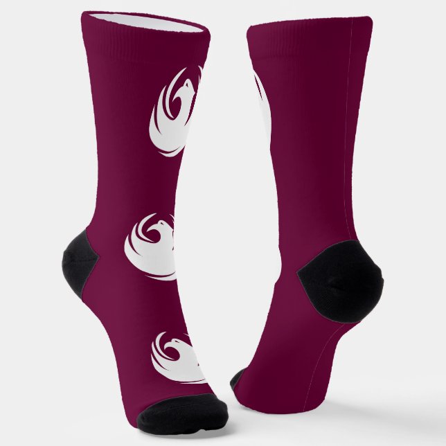 Herren Crew Socken mit Flagge von Phoenix City (Gewinkelt)