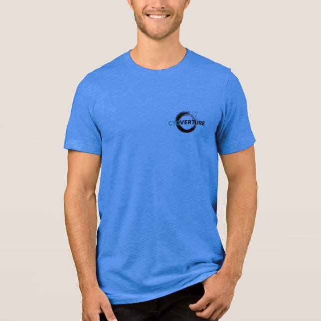 Herren CYOverture T-Shirt Tri-Blend Shirt (Vorderseite)