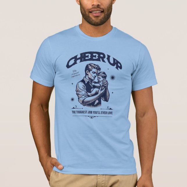 HERREN-DADDY CHEER UP JERSEY T-SHIRT  (Vorderseite)