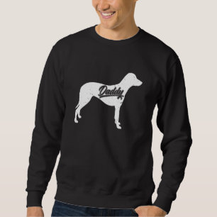 Herren Dalmatiner Daddy Hund Besitzer Papa Väter V Sweatshirt
