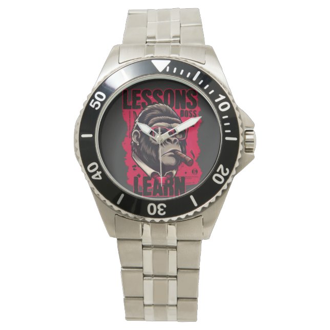 Herren/Damen Gorilla Chef Uhr (Vorderseite)
