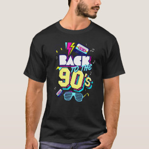 Herren Damen Kinder Vintage Retro Zurück in die 90 T-Shirt