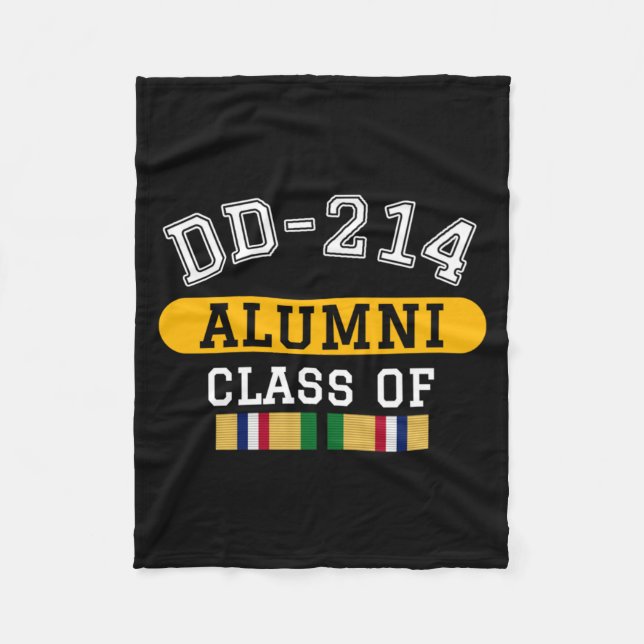 Herren Dd-214 Alumni Cl Of Desert Storm Veteran Fleecedecke (Vorderseite)