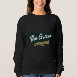 Herren Der Bräutigam Retro Bräutigam Junggesellena Sweatshirt