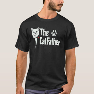 Herren Der Katzenvater Katze Vater Vater Katze T-Shirt
