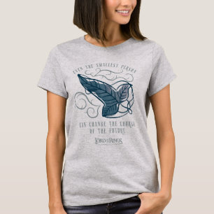 Herren-der-Ringe-Elben-Brosche-Zitat-Grafik T-Shirt
