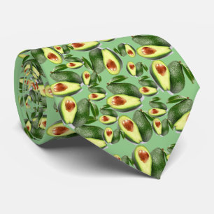 Herren Designer Avocados Krawatte