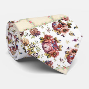 Herren Designer Blumenmuster Krawatte