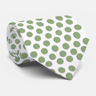 Herren Designer Grüne Kreise Krawatte