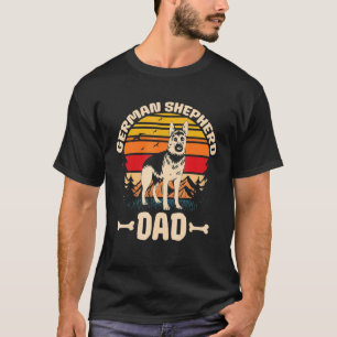 Herren Deutscher Schäferhund Vater - Hundeliebhabe T-Shirt