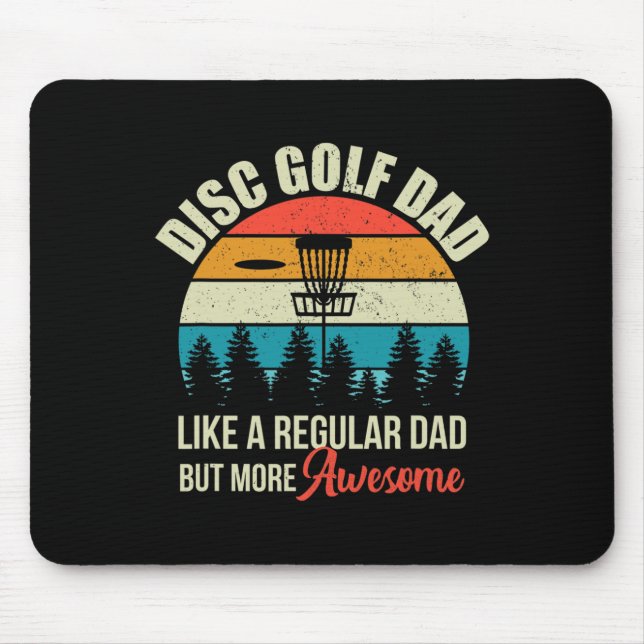 Herren Disc Golf Korb Zitat Lustiger Disc Golf Vat Mousepad (Vorne)