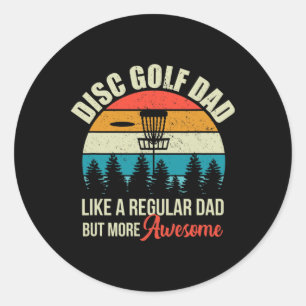 Herren Disc Golf Korb Zitat Lustiger Disc Golf Vat Runder Aufkleber