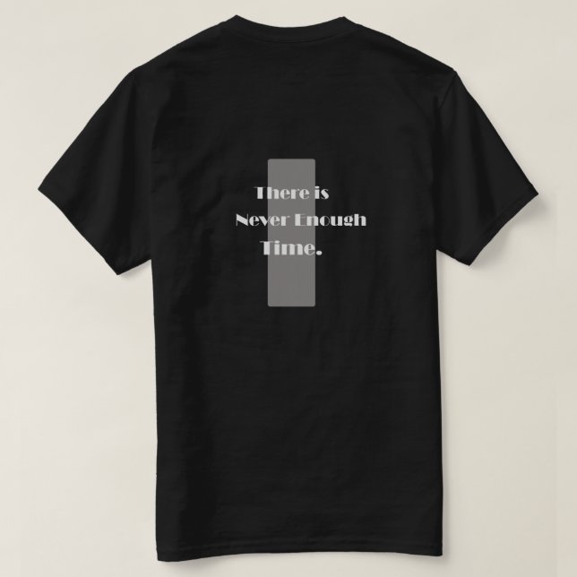 Herren dunkles T-Shirt (Design Rückseite)