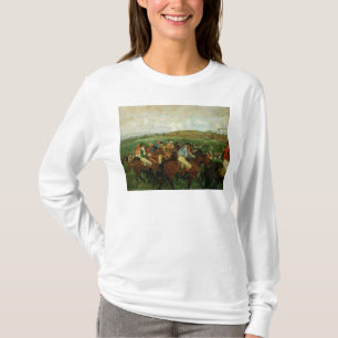 Herren Edgar Degass laufen, vor der Abfahrt T-Shirt