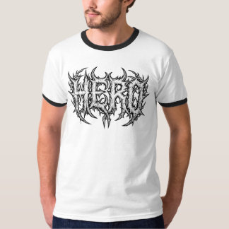 Herren Edgy HERO Streetwear-Shirt | Gothic Metal H T-Shirt