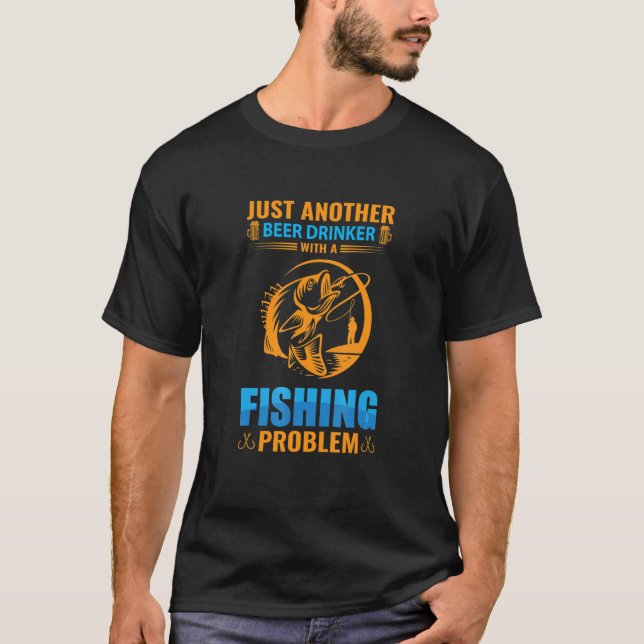 Herren Einfach Ein Weiterer Biertrinker Mit Einem  T-Shirt (Vorderseite)