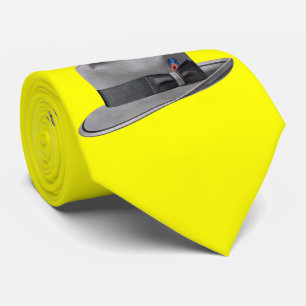 Herren Fedora aus den 1950er Jahren druckt Krawatte