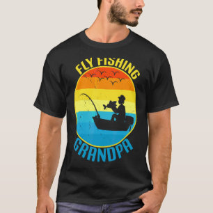 Herren Fliegenfischen Opa Angler Vater 1 T-Shirt