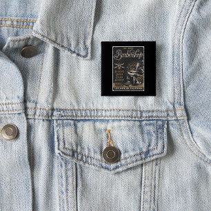 Herren Friseursalon Retro Frisuren Rasuren Button