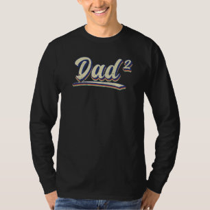 Herren Für Papa zur Geburt des zweiten Kindes Papa T-Shirt