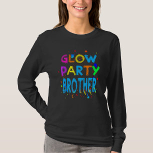 Herren Glow Party Glow Party Glow Party Bruder T-Shirt