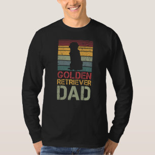 Herren Golden Retriever Vater Vintage Hund Hunde P T-Shirt