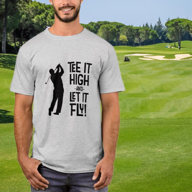 Herren Golfer Golf Spaß Funny Sports Zitat Black T-Shirt (Men's Golfer Golf Humor Funny Sports Quote Black T-Shirt)