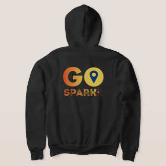 Herren GoSpark Reißverschluss Kapuzenpullover Hoodie