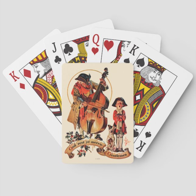 Herren Gott-Erholungs-YE Merrie Spielkarten (Rückseite)