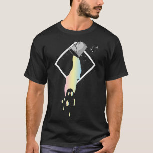 Herren Grafik Great Wave Farbeimer Farbe Galay T-Shirt
