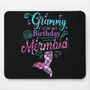 Herren-Grammy zum Geburtstag Meerjungfrau passend Mousepad
