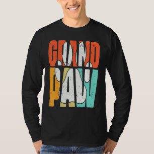 Herren Grandpaw  Hund Großvater Vatertag Familie T-Shirt
