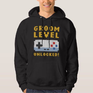 Herren-Groom-Level freigeschaltet - Junggesellenab Hoodie