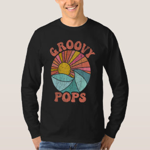 Herren Groovy Pops 70er Ästhetik Nostalgie 1970er T-Shirt