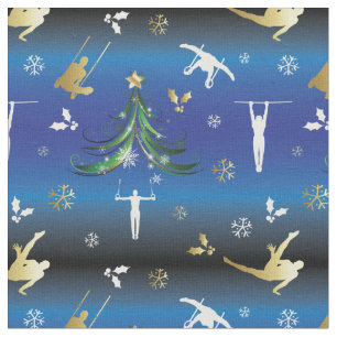 Herren Gymnastik Weihnachtsbaum Schneeflocke Stoff