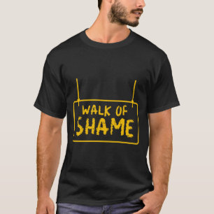 Herren Halloween Y Walk Of Shame Party Lustiges De T-Shirt