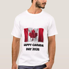 Herren Happy Canada Day T-Shirt