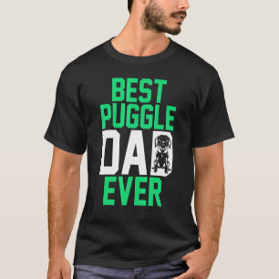 Herren Haustierbesitzer Tier Hund Papa Best Puggle T-Shirt
