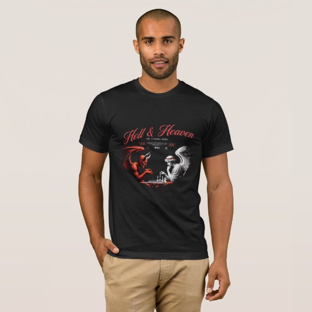 Herren Hell & Heaven Dualitäts T-Shirt - Gothic Sc (Vorne ganz)