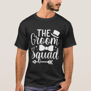 Herren Hochzeitsfeier Trauzeugen Der Bräutigam Squ T-Shirt
