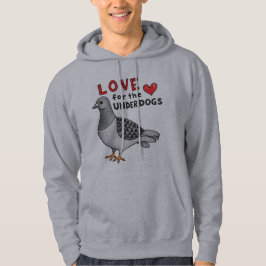 Herren Hoodie "Love For The Underdogs" Taube